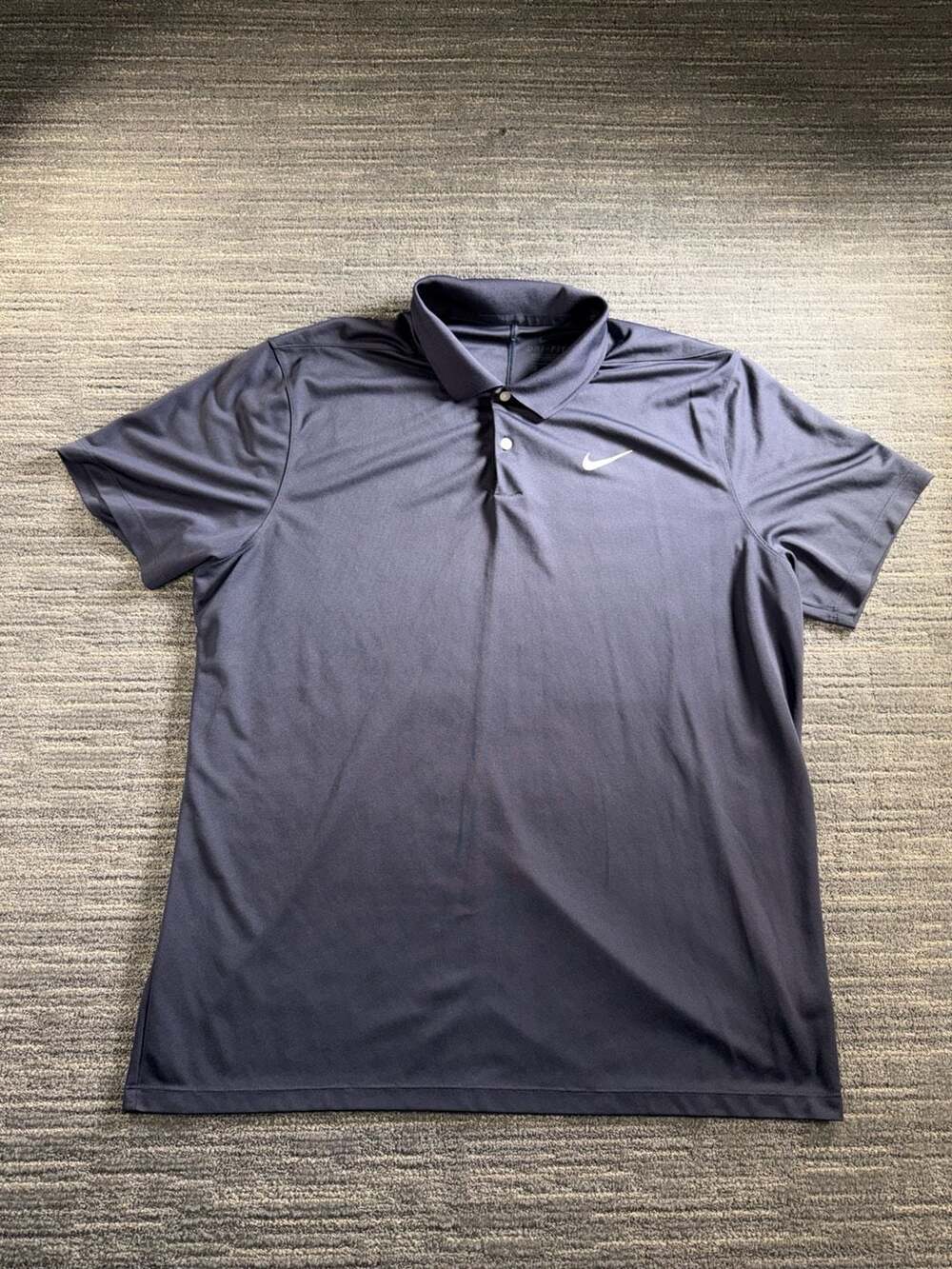 Nike Dri-FIT Standard Fit Golf Polo Shirt, Charcoal Grey, Size XL